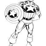 Coloriage Capitaine America Inspiration 128 Dessins De Coloriage Captain America à Imprimer