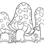 Coloriage Champignon Unique Mushrooms To Color For Kids Mushrooms Kids Coloring Pages