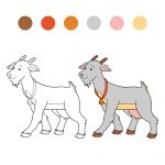 Coloriage Chevre Unique Coloriage à Imprimer Une Chèvre