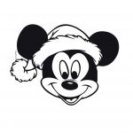 Coloriage De Noel Disney Inspiration Christmas Mickey