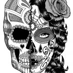 Coloriage De Tete De Mort Inspiration Coloriage Fete Des Morts Mexique Les Couleurs