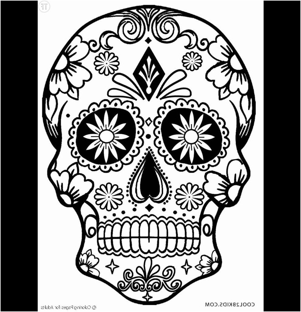 Coloriage De Tete De Mort Luxe Élégant Coloriage De Tete De Mort A Imprimer