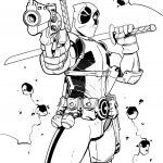 Coloriage Deadpool Unique Deadpool Coloring Pages