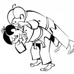 Coloriage Judo Meilleur De Coloriage Judo Ippon Pour Enfant Dessin Gratuit à Imprimer