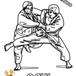 Coloriage Judo Meilleur De Jiu Jitsu Free Coloring Pages
