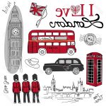 Coloriage Londres Nice London Doodles Royalty Free Cliparts Vectors And Stock