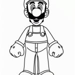 Coloriage Luigi Frais Coloriage Mario à Imprimer Luigi