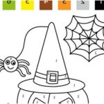 Coloriage Magique Halloween Luxe Coloriage Magique Halloween Maternelle Coloriage Magique