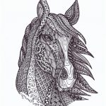 Coloriage Mandala Cheval Frais Zentangle Horse By Inhoff Anita By Muveszhaz On Deviantart