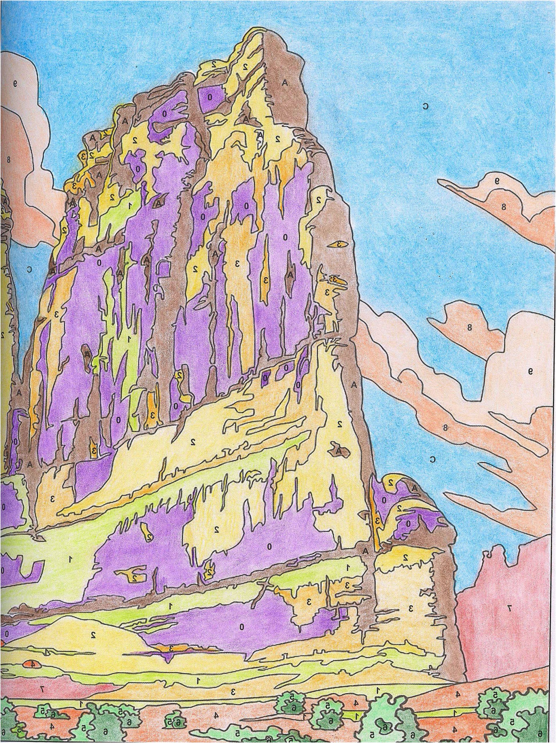 Coloriage Montagne Nouveau La Montagne