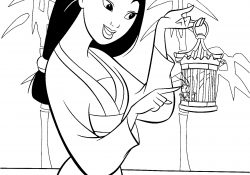 Coloriage Mulan Nice Mulan to Color for Kids Mulan Kids Coloring Pages