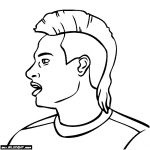Coloriage Neymar Nice Line Coloring Pages Starting With The Letter N