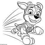 Coloriage Pat Patrouille Chase Nice Coloriage Pat Patrouille Mighty Pups Chase Dessin