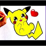 Coloriage Pikachu Kawaii Inspiration Ment Dessiner Bébé Pikachu Kawaii Dessin Facile