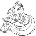 Coloriage Raiponse Luxe Coloring Pages © Tangled