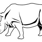 Coloriage Rhinoceros Nice Coloring Pages How To Draw A Rhino