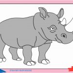 Coloriage Rhinoceros Nouveau Dessin Rhinocéros Ment Dessiner Un Rhinocéros