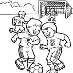 Coloriage Sport Inspiration Soccer Players Free Coloring Pages
