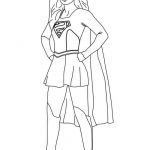 Coloriage Supergirl Frais Supergirl Kara Danvers Coloring Pages In 2020