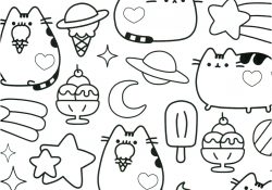 Coloriage Tumblr Nice Coloriage Kawaii Pusheen Dessin