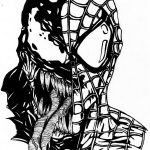 Coloriage Venom Luxe Coloriage Spiderman Venom Mask Jecolorie En 2020