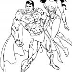 Coloriage Wonder Woman Nice Coloriage Wonder Woman Et Superman à Imprimer Sur