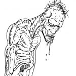 Coloriage Zombie Nice Zombies Free To Color For Children Zombies Kids Coloring