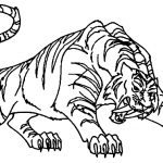 Tigre Coloriage Nice Easy Tiger Tattoo Coloring Pages