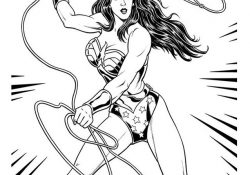 Wonder Woman Coloriage Élégant Coloriage Wonder Women à Imprimer Gratuitement