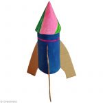 Activité Manuelle Facile En Papier Frais Bricolage Enfant Facile Fabriquer Une Fusée Avec Des