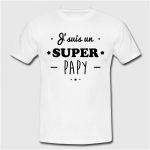 Cadeau Grand Pere Luxe T Shirt Super Papy Cadeau Grand Père
