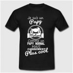 Cadeau Grand Pere Nouveau Tee Shirts Papy à Mander En Ligne