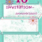 Carte Anniversaire Fille Gratuite À Imprimer Frais Carte Invitation Anniversaire De 18 Ans Gratuite A