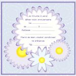 Carte Invitation Anniversaire À Imprimer Gratuite Nice Carte D Invitation Violette Tipirate