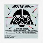 Carton Invitation Anniversaire Gratuit Luxe Papeterie Cartons D Invitation Star Wars Anniversaire