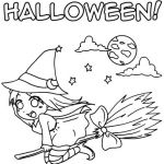 Coloriage A Imprimer Halloween Frais Coloriage Sorcière Manga Pour Halloween à Imprimer