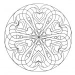 Coloriage À Imprimer Mandala Coeur Luxe Mandala Coeurs Mandalas Coloriages Difficiles Pour Adultes