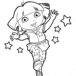 Coloriage À Imprimer Manga Génial Coloriage Dora à Imprimer Dora Avec Babouche Dora En