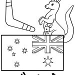 Coloriage Australie Meilleur De Coloriage Australie Drapeau Boomerang Dessin