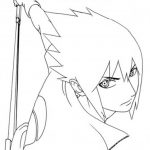 Coloriage Boruto Nice Sasuke Revoke Sword With Images