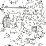 Coloriage De Cadeau De Noel Luxe Père Noël Pré Coloriage Père Noël Coloriages Pour Enfants