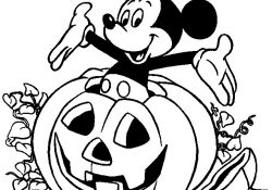 Coloriage De Citrouille Pour Halloween A Imprimer Inspiration Coloriage Mickey Mouse Dans La Citrouille D Halloween