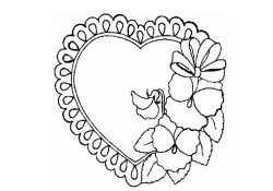 Coloriage De Coeur À Imprimer Meilleur De Coloriage Coeur Vintage Fleurs Dessin