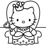 Coloriage De Hello Kitty Élégant Les Coloriages Pour Colorier En Ligne Gratuit