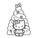 Coloriage De Hello Kitty Nice Coloriage De Hello Kitty A Imprimer Gratuitement – Maduya