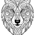 Coloriage Difficile Animaux Luxe Coloriage Adulte Loup Beau Stock Image Coloriage Difficile