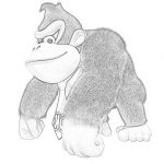 Coloriage Donkey Kong Nouveau Coloriage Donkey Kong 72 Jeux Vidéos – Coloriages à