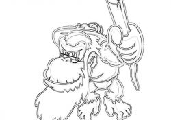 Coloriage Donkey Kong Unique Donkey Kong Coloring Pages Printable Coloring Home