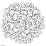 Coloriage Fleur Mandala Frais Coloriage Mandala Fleurs Pour Adulte Nature Dessin