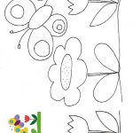 Coloriage Fleur Maternelle Meilleur De Imprimer Le Coloriage Avec Modèle Papillon Aux Fleurs